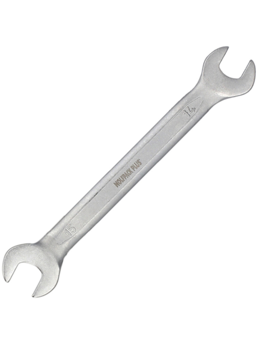 Llave fija plus 14x15 acero cromo vanadio DIN 3110