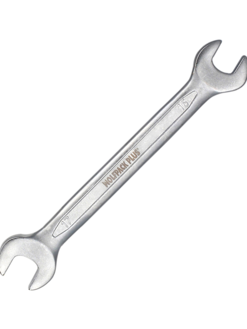 Llave fija plus 16x17 acero cromo vanadio DIN 3110