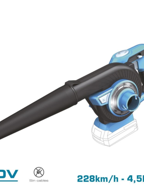 Aspirador soplador 20V  sin bat carg  KOMA TOOLS