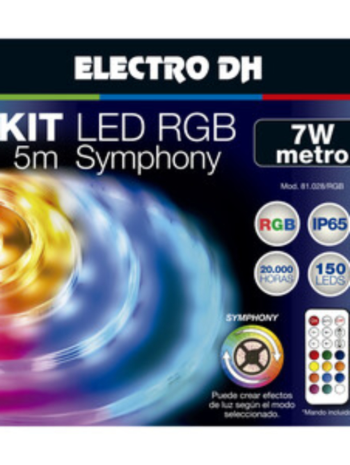 kit tira led RGB 5V SYMPHONY