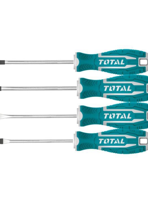 Juego destornilladores 4 unidades THT250604 Total