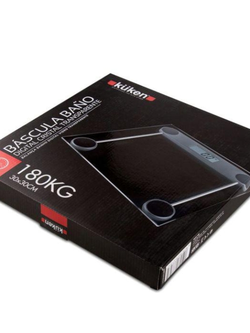 Bascula baño digital cristal Kuken 180 Kg