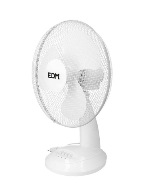 Ventilador de sobremesa blanco 35w Ø aspas 30 cm