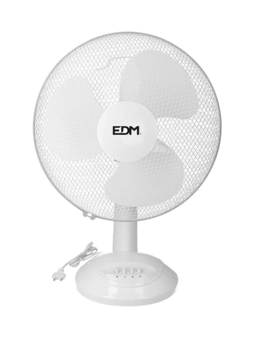 Ventilador de sobremesa blanco 35w Ø aspas 30 cm