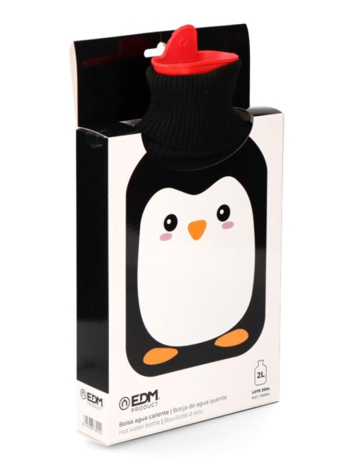 Bolsa de agua caliente pinguino 2L
