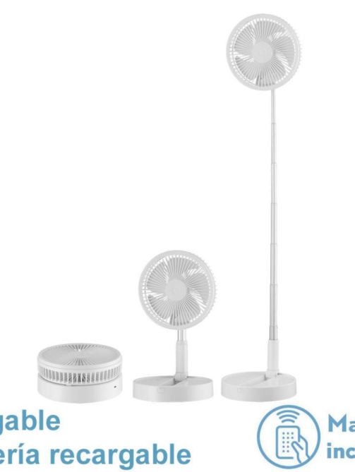 Ventilador DC portatil Galan Blanco 10w