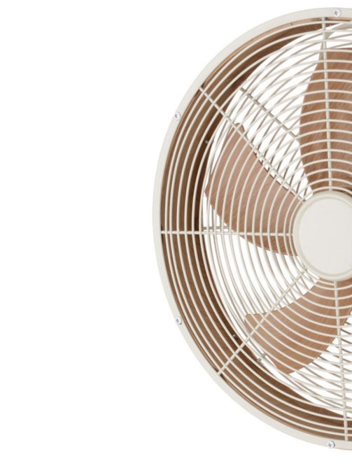 Ventilador de pie 50w Alcañiz Blanco/Haya