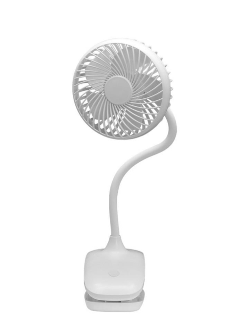 Ventilador sobremesa con pinza Sines Blanco