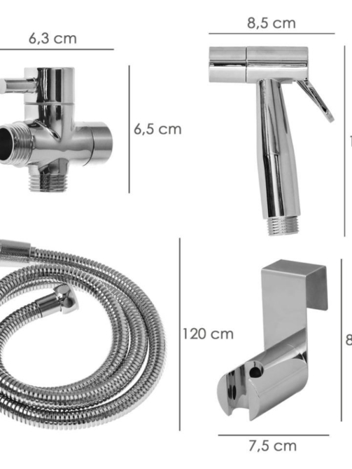 Ducha Bidet wc con válvula