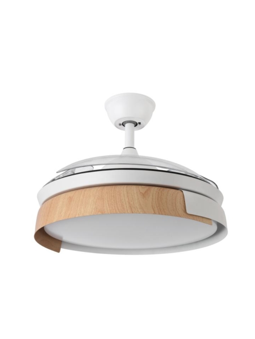 Ventilador Dc Provenza 72w 7200lm Blanco/haya