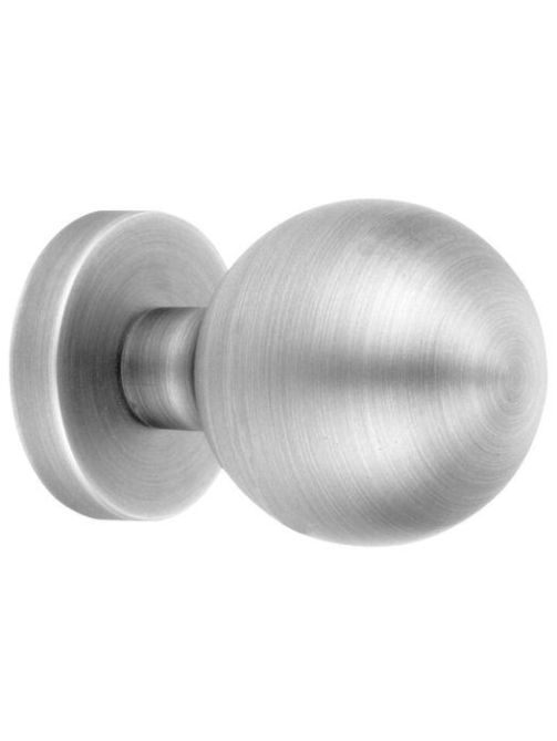 Pomo tirador redondo 70mm niquel mate
