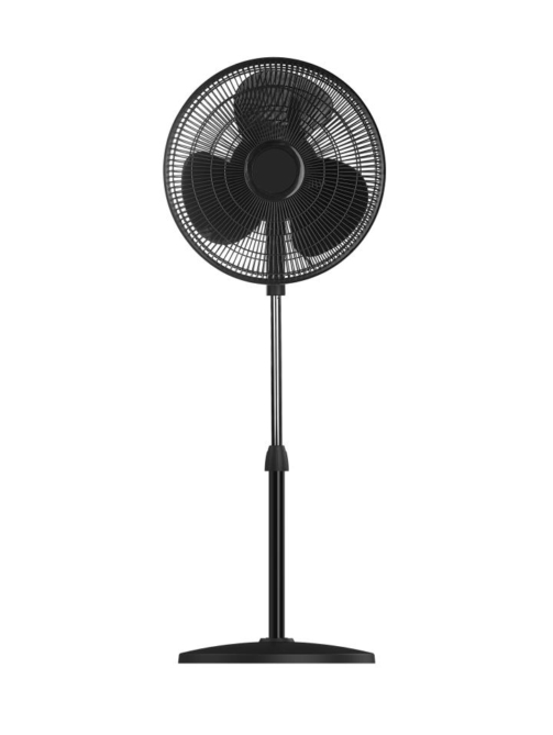 Ventilador De Pie Yamato negro 50w