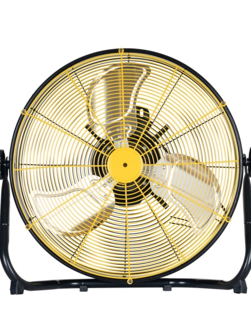 Ventilador Industrial Mapache Negro/amarillo 140w